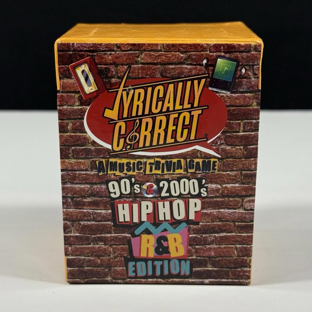 Lyrically Correct A Music Trivia Game 90's & 2000's Hip Hop R&B Edition